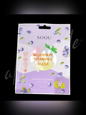 ⭐️$2 Add On⭐️ SOQU Blissful Glow Sheet Mask - Blueberry Vitamin-C